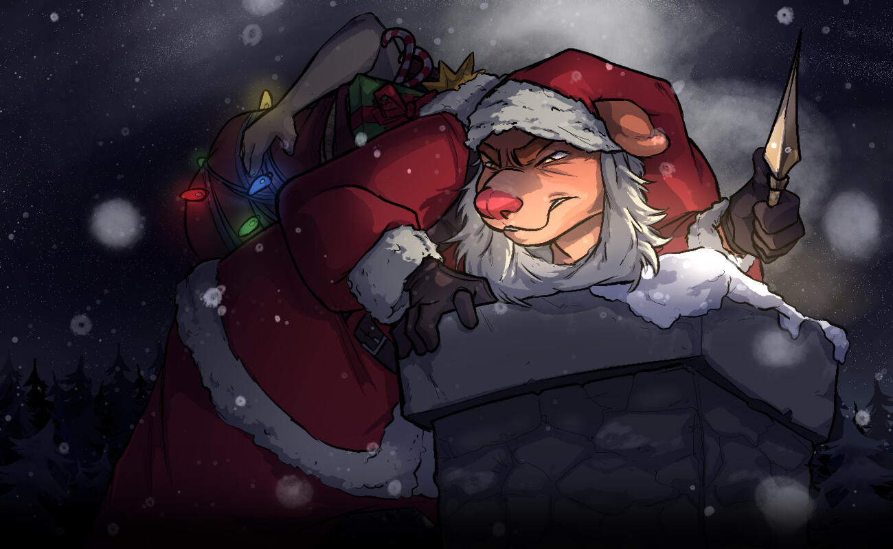 Rendered halfbody + background
